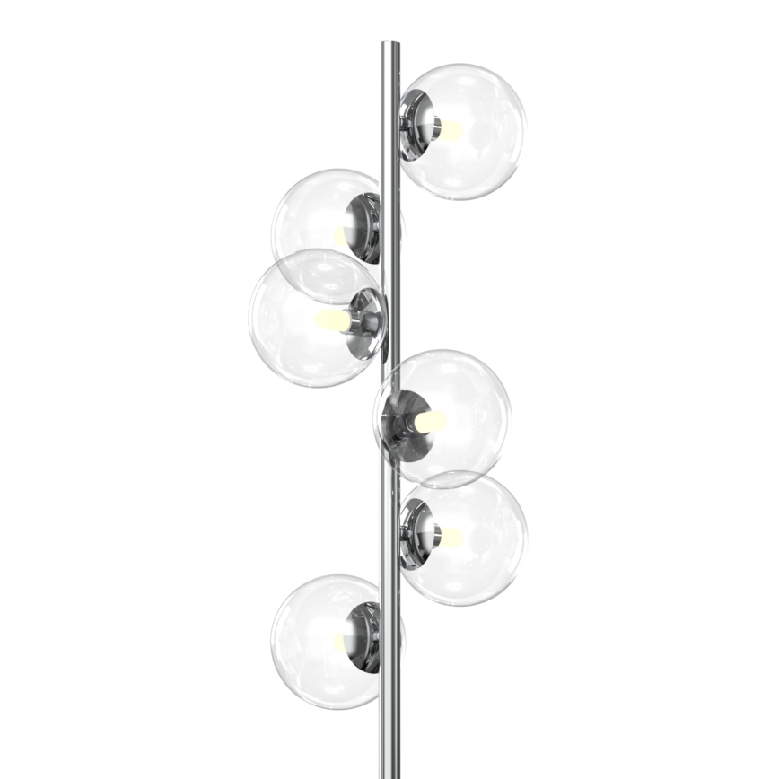 ONLI - Candeeiro de pé KIMBERLY 6xG9/6W/230V cromado brilhante