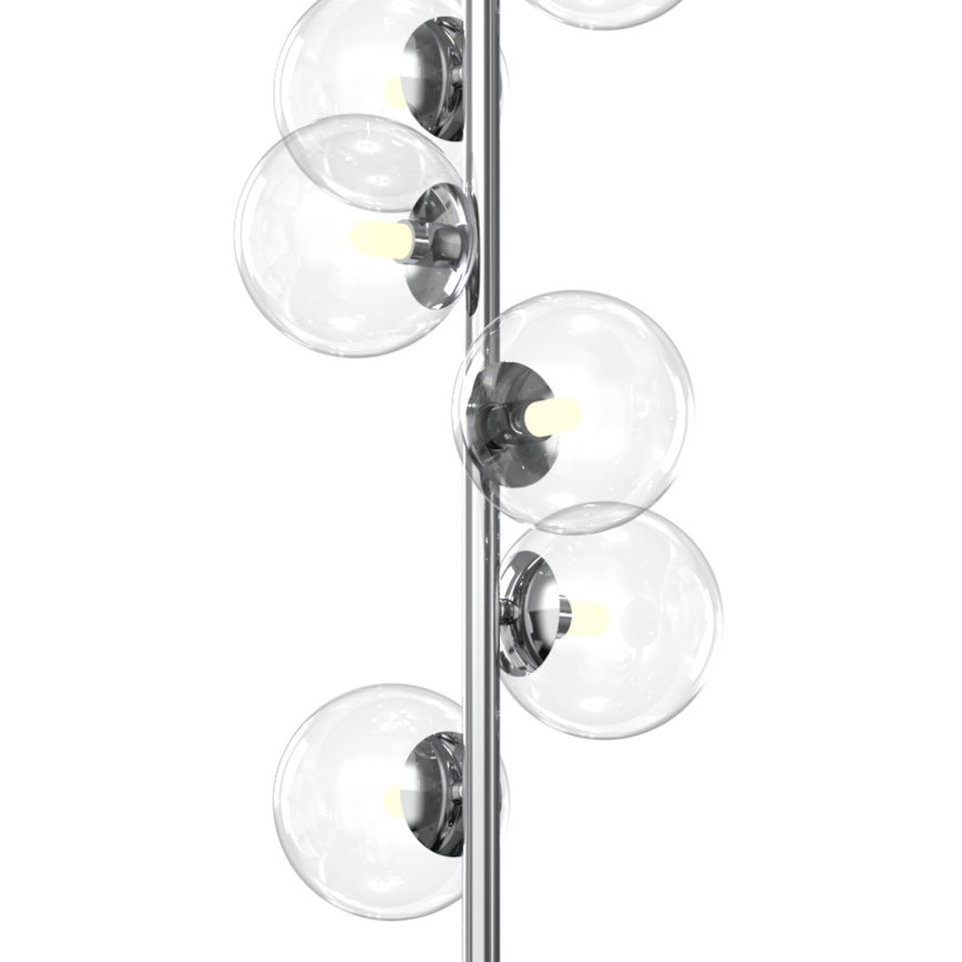 ONLI - Candeeiro de pé KIMBERLY 6xG9/6W/230V cromado brilhante