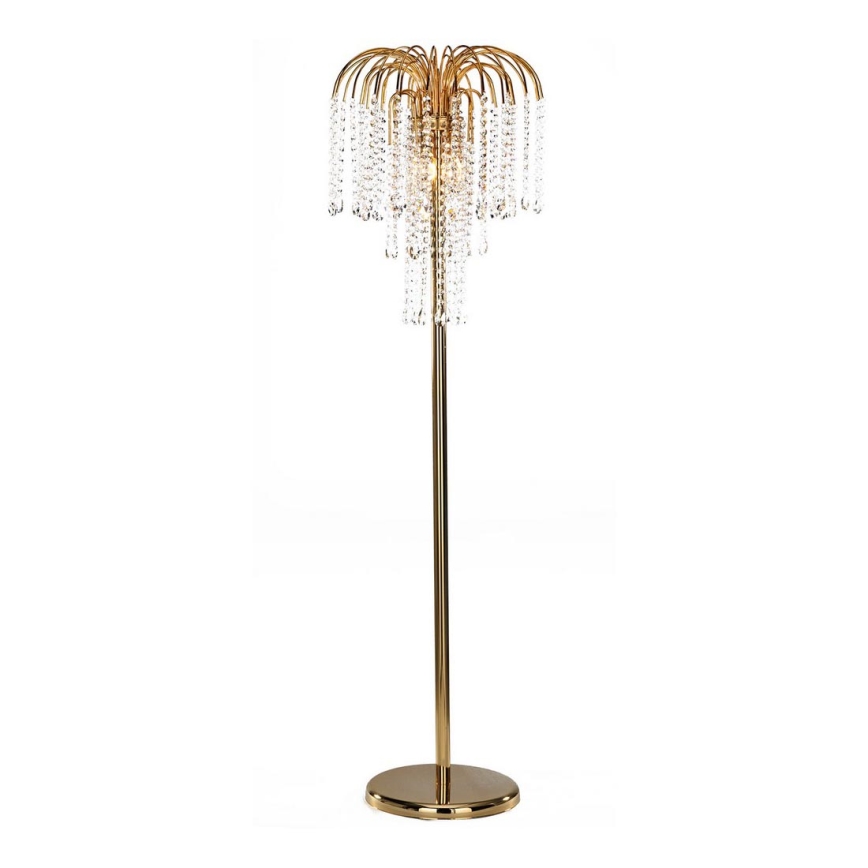 ONLI - Candeeiro de pé PIOGGIA 3xE14/6W/230V dourado