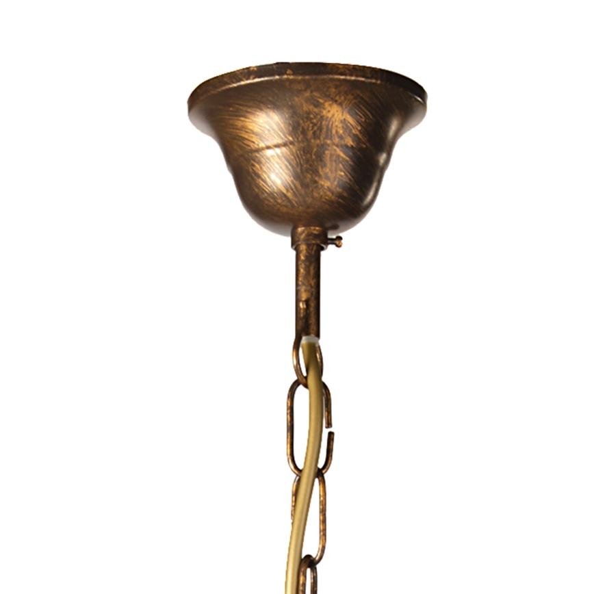 ONLI - Candeeiro suspenso ALGA 5xE14/6W/230V bronze