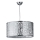 ONLI - Candeeiro suspenso BRUCE 1xE27/15W/230V diâmetro 45 cm cromado mate
