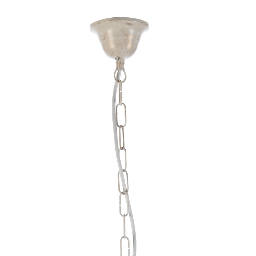 ONLI - Candeeiro suspenso CANDELA 5xE14/6W/230V branco