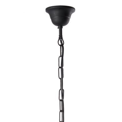 ONLI - Candeeiro suspenso CANDELA 5xE14/6W/230V preto