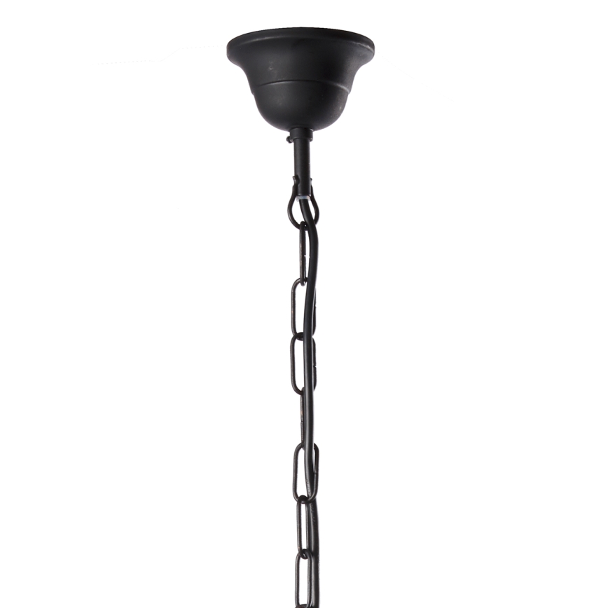 ONLI - Candeeiro suspenso CANDELA 5xE14/6W/230V preto