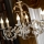 ONLI - Candeeiro suspenso COLLANA 6xE14/6W/230V branco/dourado