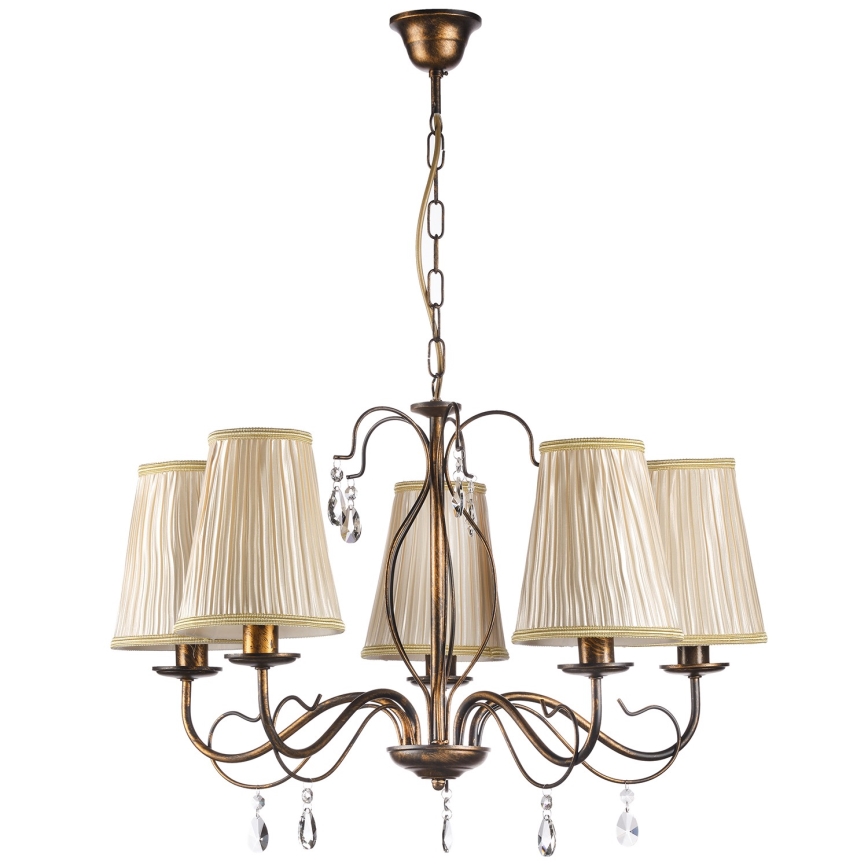 ONLI - Candeeiro suspenso DELIA 5xE14/6W/230V