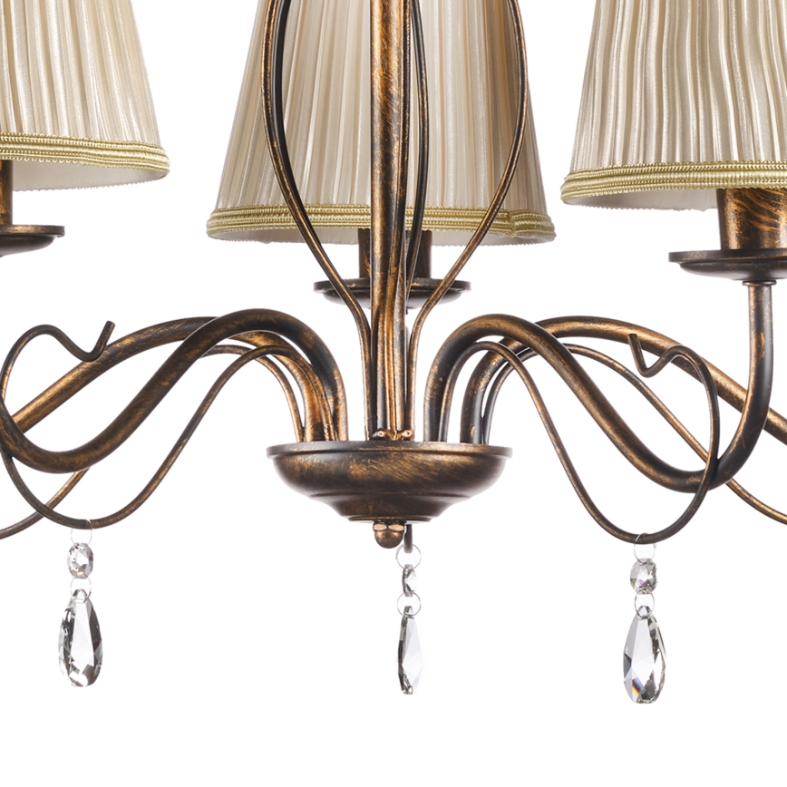 ONLI - Candeeiro suspenso DELIA 5xE14/6W/230V