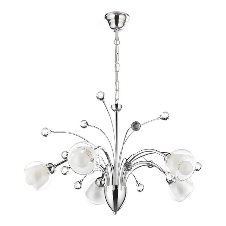 ONLI - Candeeiro suspenso DIAMANTE 5xE14/6W/230V