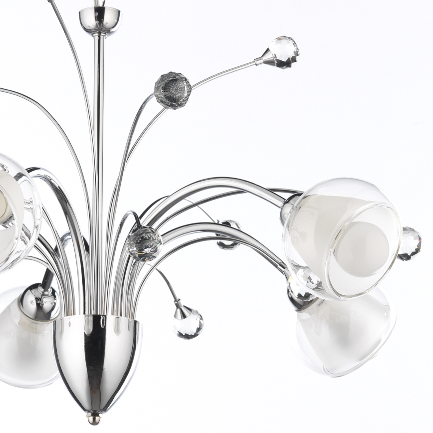 ONLI - Candeeiro suspenso DIAMANTE 5xE14/6W/230V