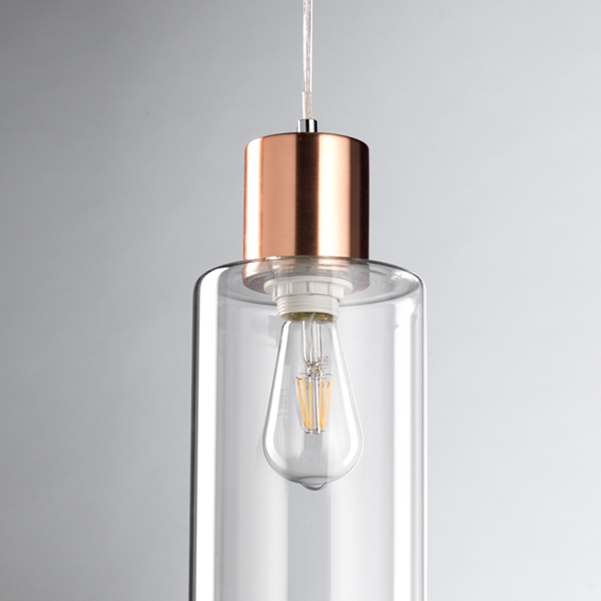 ONLI - Candeeiro suspenso DODO 1xE27/22W/230V cobre