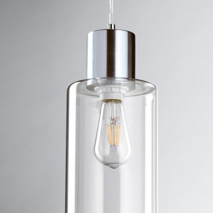 ONLI - Candeeiro suspenso DODO 1xE27/22W/230V cromado brilhante