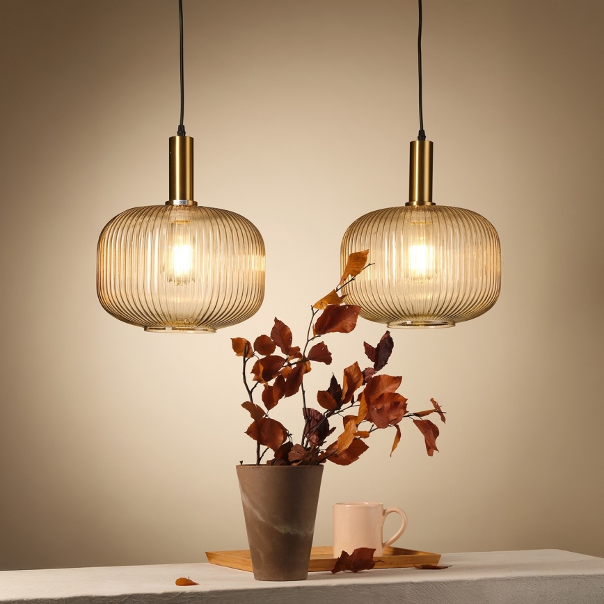 ONLI - Candeeiro suspenso DOROTY 1xE27/22W/230V diâmetro 30 cm
