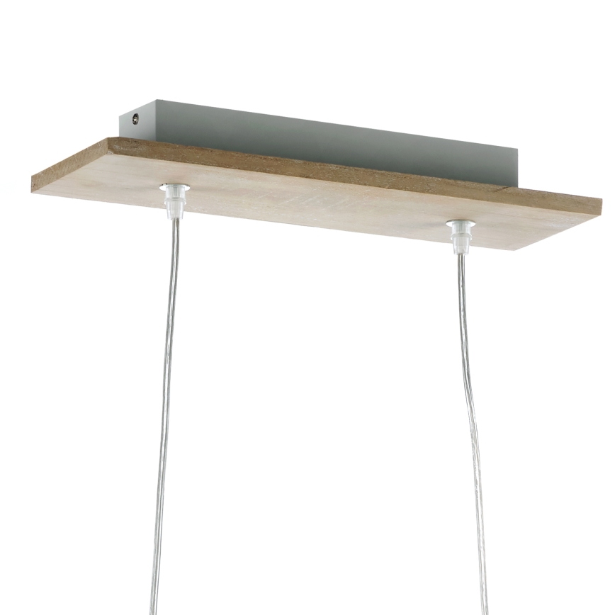 ONLI - Candeeiro suspenso FLORA 2xE27/22W/230V verde/dourado