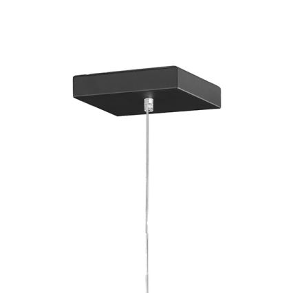 ONLI - Candeeiro suspenso FORESTA 1xE27/15W/230V preto
