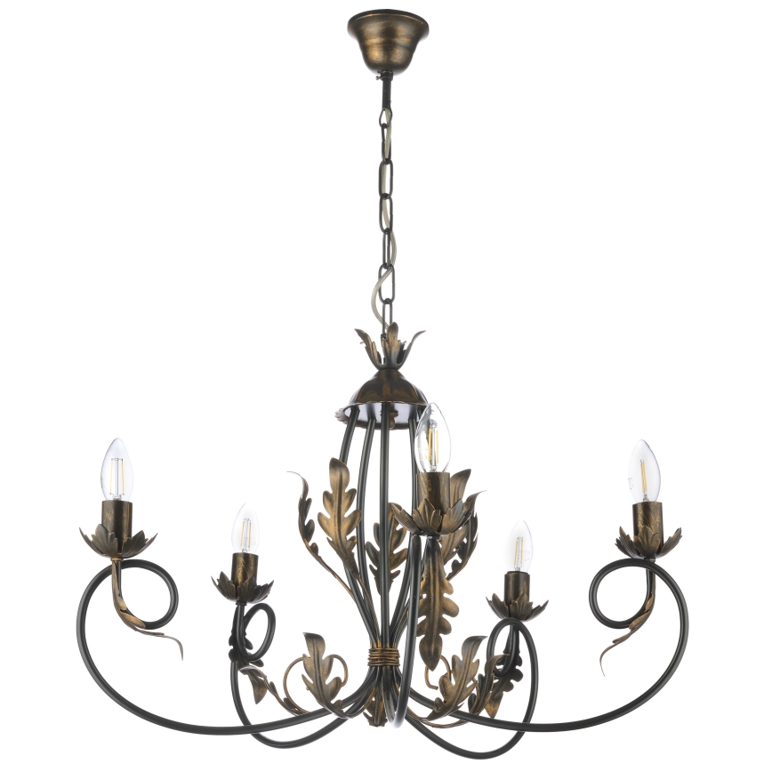 ONLI - Candeeiro suspenso GRETEL 5xE14/6W/230V