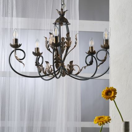 ONLI - Candeeiro suspenso GRETEL 5xE14/6W/230V