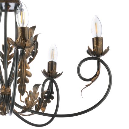 ONLI - Candeeiro suspenso GRETEL 5xE14/6W/230V