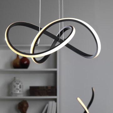 ONLI - Candeeiro suspenso LED DAFNE LED/30W/230W 4000K preto