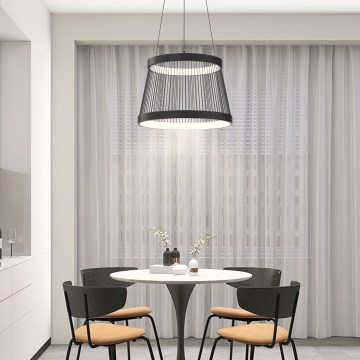 ONLI - Candeeiro suspenso LED MATE LED/40W/230V 4000K preto