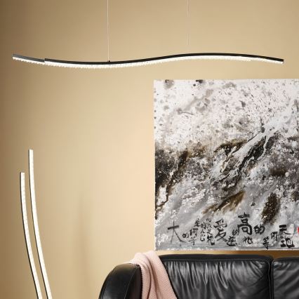 ONLI - Candeeiro suspenso LED ONDA LED/30W/230V 4000K preto