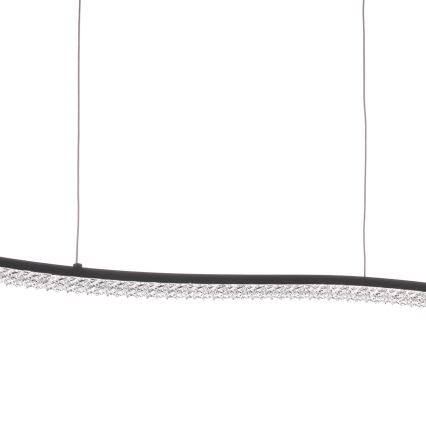 ONLI - Candeeiro suspenso LED ONDA LED/30W/230V 4000K preto