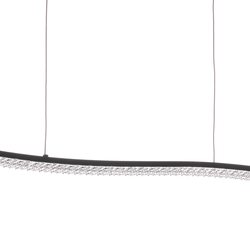 ONLI - Candeeiro suspenso LED ONDA LED/30W/230V 4000K preto