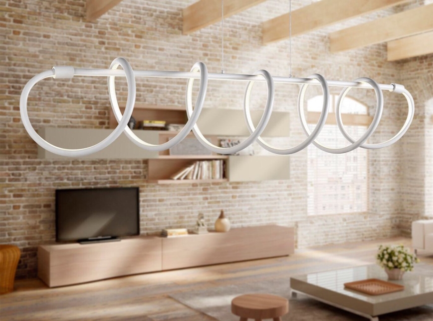 ONLI - Candeeiro suspenso LED SPIRALE LED/72W/230V 3000K branco