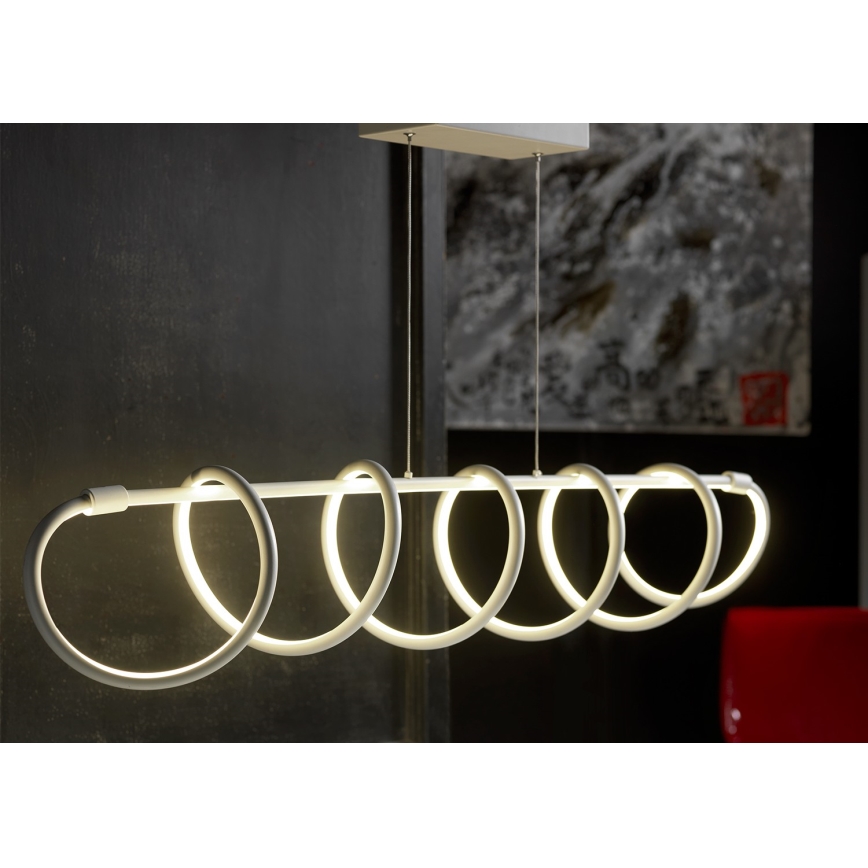 ONLI - Candeeiro suspenso LED SPIRALE LED/72W/230V 3000K branco