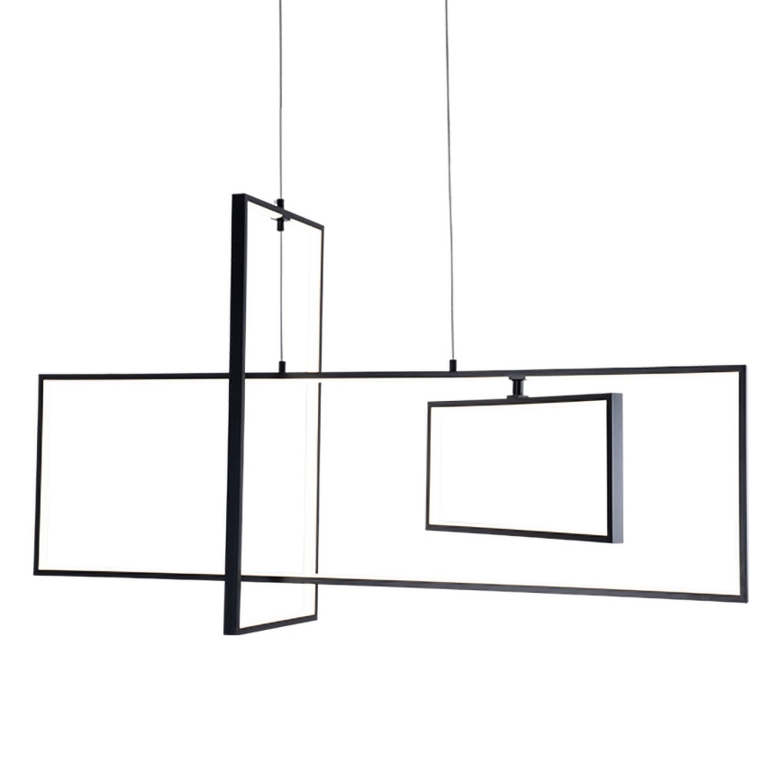 ONLI - Candeeiro suspenso LED SQUID LED/60W/230V 4000K preto
