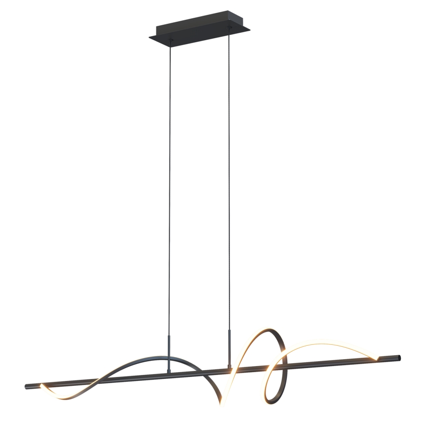 ONLI - Candeeiro suspenso LED TWIST LED/30W/230V 4000K preto