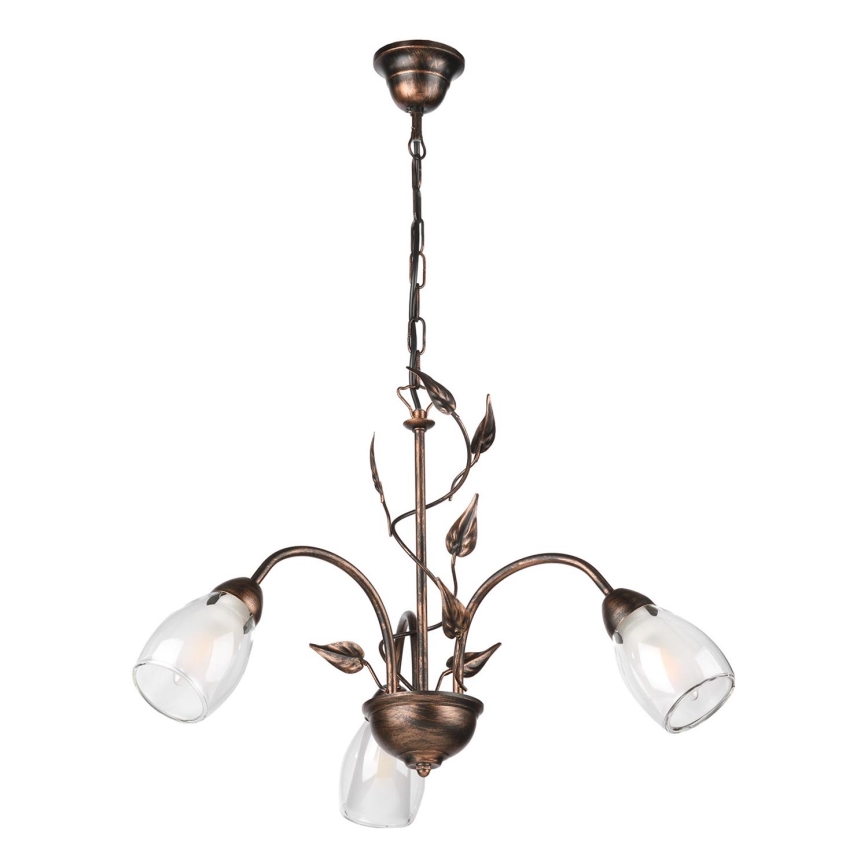 ONLI - Candeeiro suspenso LILIANA 3xE14/6W/230V