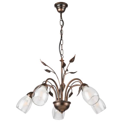 ONLI - Candeeiro suspenso LILIANA 5xE14/6W/230V