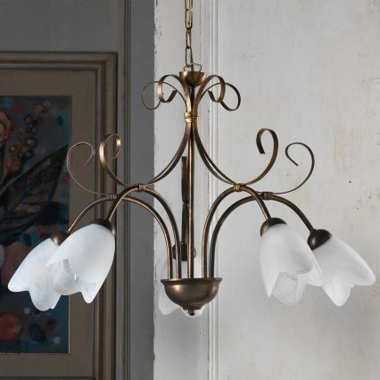 ONLI - Candeeiro suspenso ODINO 5xE14/6W/230V