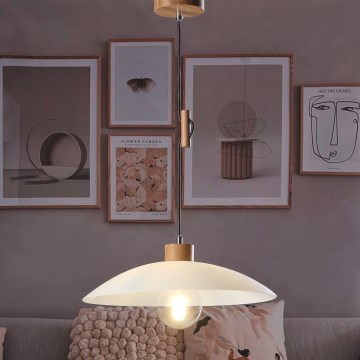 ONLI - Candeeiro suspenso OHANA 1xE27/22W/230V bege