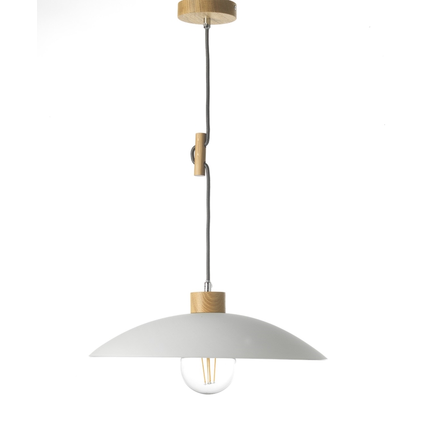 ONLI - Candeeiro suspenso OHANA 1xE27/22W/230V carvalho