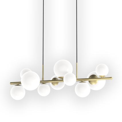 ONLI - Candeeiro suspenso PALOMA 10xG9/10W/230V dourado