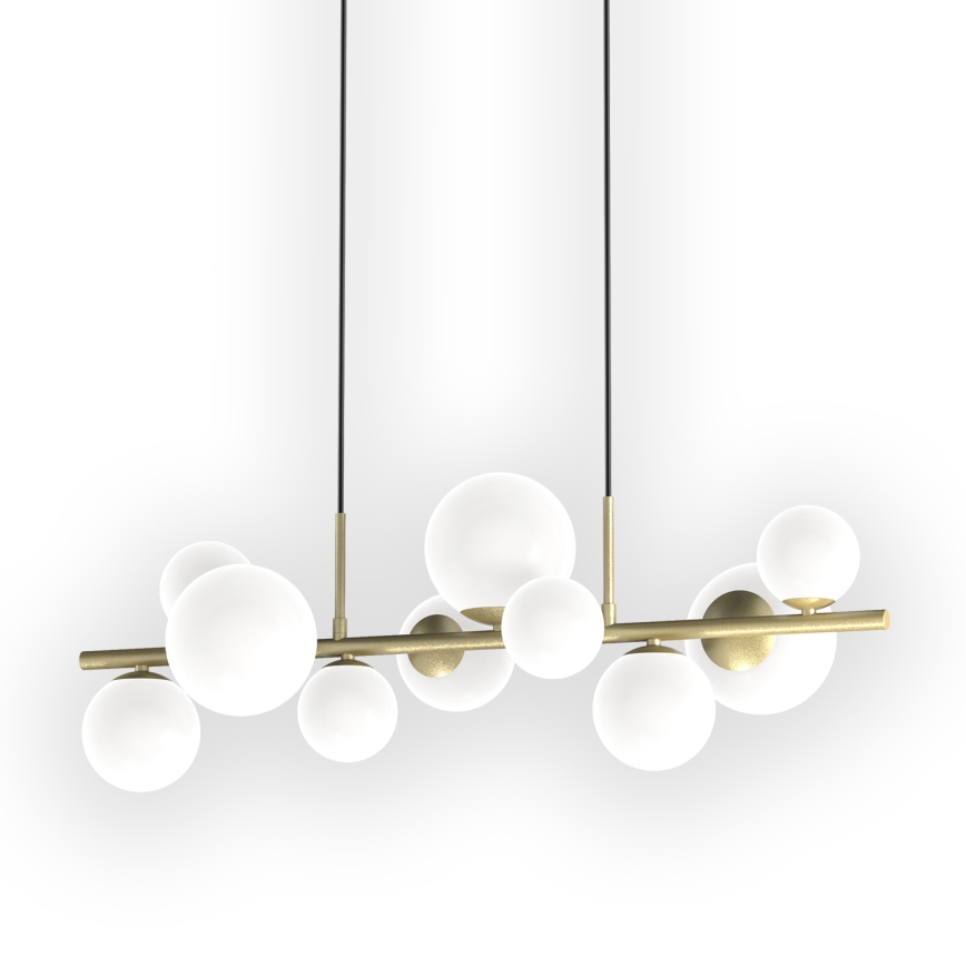 ONLI - Candeeiro suspenso PALOMA 10xG9/10W/230V dourado