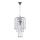 ONLI - Candeeiro suspenso PIOGGIA 1xE27/22W/230V cromado brilhante