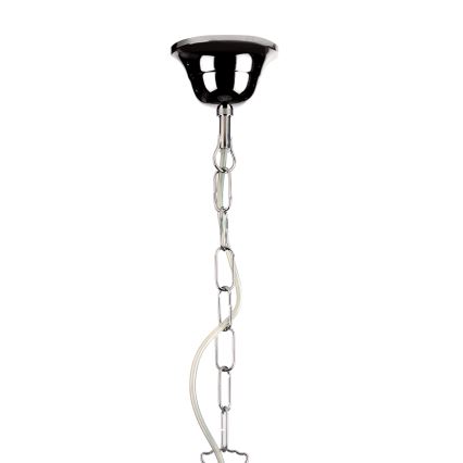 ONLI - Candeeiro suspenso PIOGGIA 1xE27/22W/230V cromado brilhante