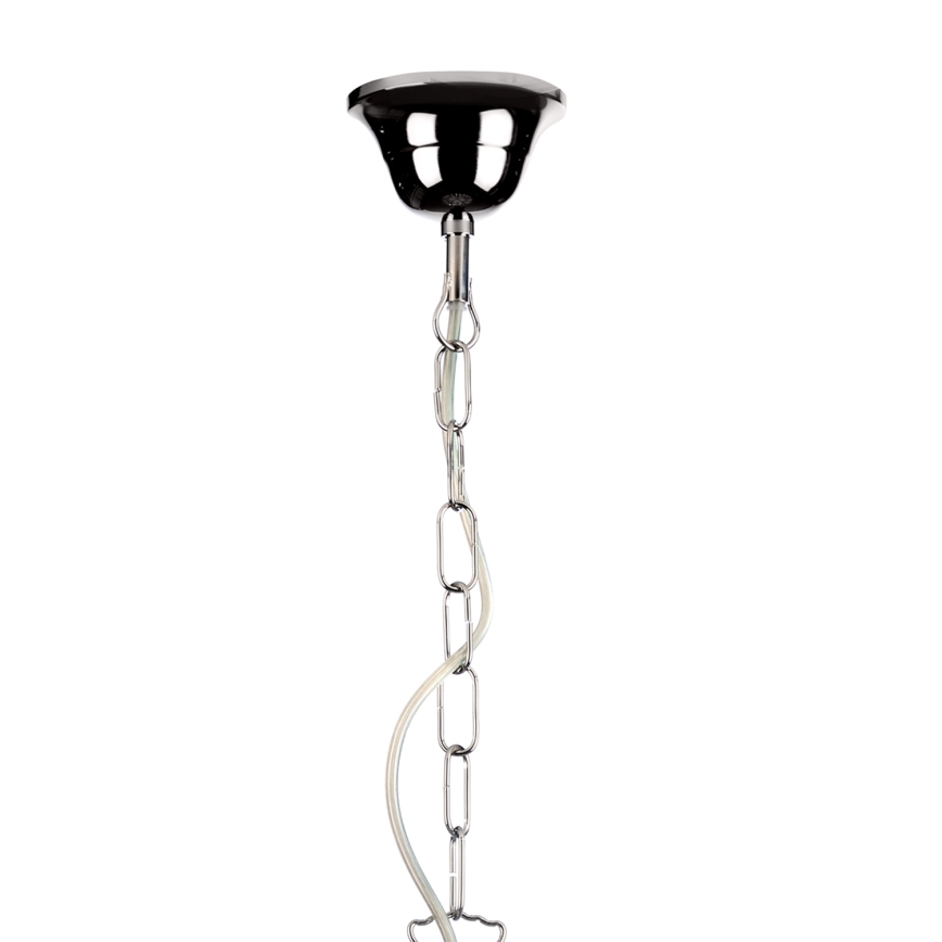ONLI - Candeeiro suspenso PIOGGIA 1xE27/22W/230V cromado brilhante