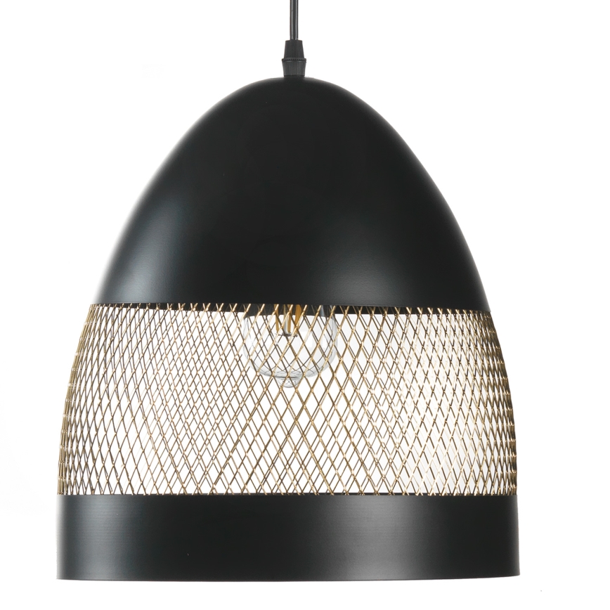 ONLI - Candeeiro suspenso POLLY 1xE27/22W/230V preto