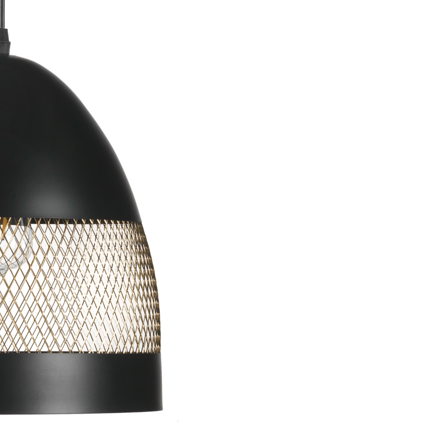 ONLI - Candeeiro suspenso POLLY 1xE27/22W/230V preto