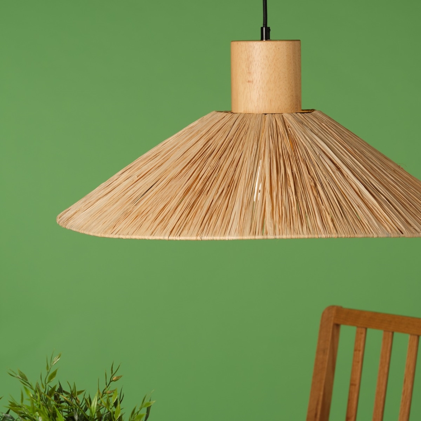 ONLI - Candeeiro suspenso RAFIA 1xE27/22W/230V