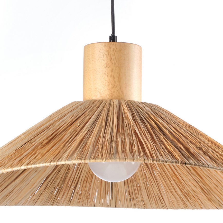 ONLI - Candeeiro suspenso RAFIA 1xE27/22W/230V