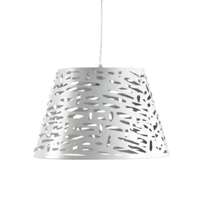 ONLI - Candeeiro suspenso RICKY 1xE27/15W/230V diâmetro 40 cm branco