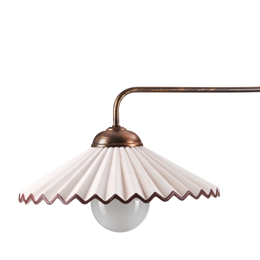 ONLI - Candeeiro suspenso ROSINA 2xE27/22W/230V bronze