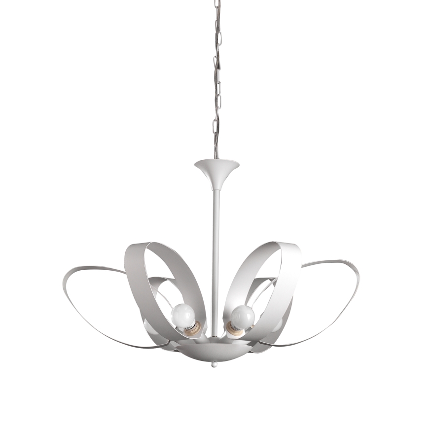 ONLI - Candeeiro suspenso SERENA 6xE14/6W/230V branco