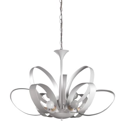 ONLI - Candeeiro suspenso SERENA 9xE14/6W/230V branco