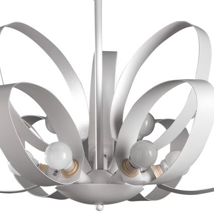 ONLI - Candeeiro suspenso SERENA 9xE14/6W/230V branco