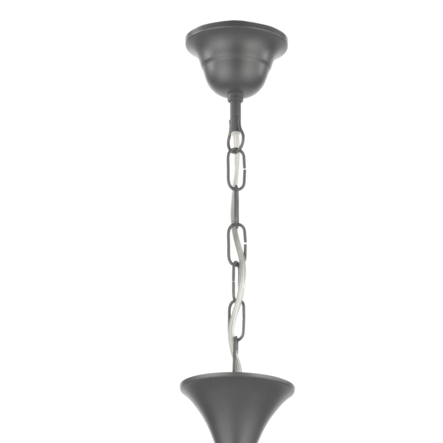 ONLI - Candeeiro suspenso SERENA 9xE14/6W/230V preto